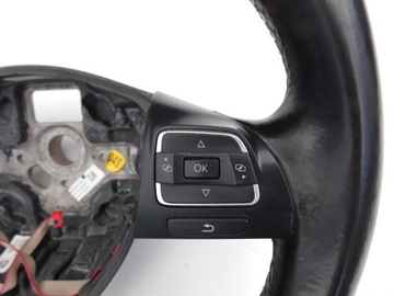 фото thumb №8, Руль vw golf vi eos touran 1t tiguan 5n кожа мульти оригинал