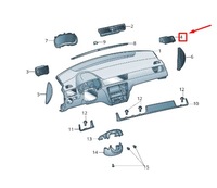 фото thumb №1, Skoda rapid nh правий панель приладів air vent 5ja819702azll