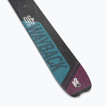 Женские лыжные туристические лыжи K2 Wayback 96 W, синие и фиолетовые, 163 см