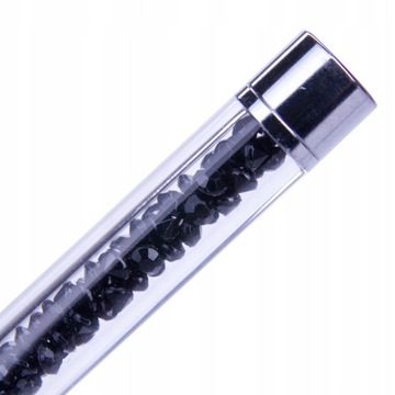 Кисть для оформления омбре Glam Line, черные цирконы