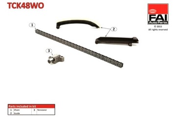 фото thumb №2, Набір ланцюга розподільний вал smart city 0.6 98-04 bez kół i прокладок fai