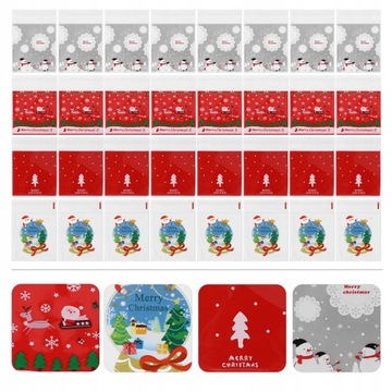 Zapieczętowane pojemniki Food Christmas Gift Bag