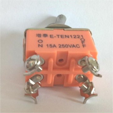 wkv-250V 15A ВКЛ/ВЫКЛ 2 положения 4-контактный монтаж на панели