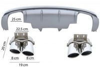 фото thumb №12, Диффузор спойлер audi q5 8r sq5 2013-2016