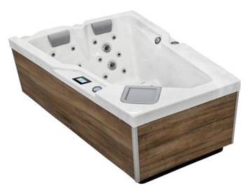 Гидромассажная ванна джакузи Garden Spa 150x200см модель Amethyst, OKA1