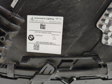 фото thumb №9, Лампа ліва фара bmw x3 g01 x4 g02 рестайлінг повний led адаптивний комплектний