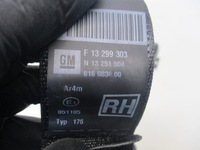 фото thumb №6, Pas безпеки правий задня opel astra iv j