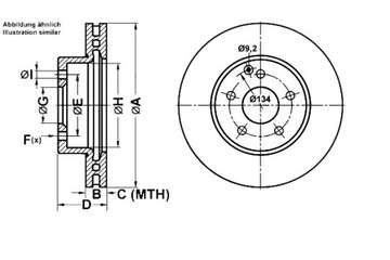фото thumb №2, Диски тормозные 2szt mercedes перед w204 07- ate