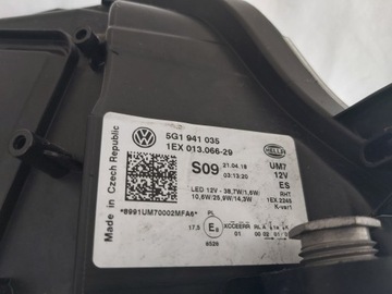 фото thumb №12, Vw golf vii 7 рестайлинг лампа левая полный led 5g1941035