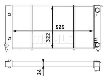 фото thumb №15, Mahle оригінал cr 340 001s радіаторів, система охолодження двигуна