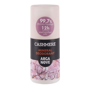 Dezodorant mineralny ałunowy roll-on Cashmere 50ml Arganowe