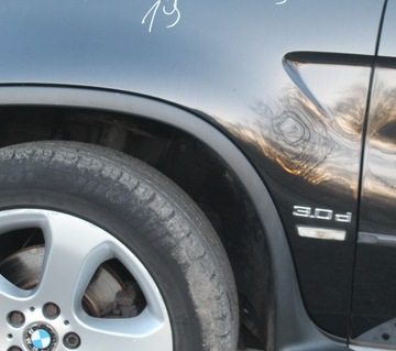 фото thumb №8, Крило лівий перед bmw x5 e53 рестайлінг 475 чорний