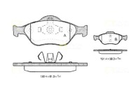 фото thumb №2, Starline тормозные колодки тормозные ford fiesta 2000 fusion