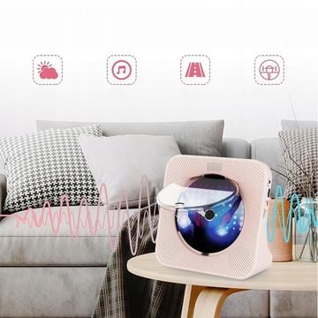 CD-ПЛЕЕР ПОРТАТИВНЫЙ BLUETOOTH FM MP3-ДИНАМИК