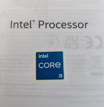 10 шт. х наклейка на коробку Intel Core i5