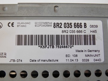 фото thumb №8, Радио навигация считыватель карт sd a4 b8 рестайлинг a5 8t