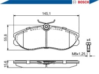 фото thumb №3, Гальмівні колодки гальмівні ford перед maverick bosch