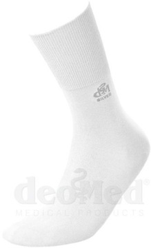 Носки для здоровья DeoMed Cotton Silver, черные