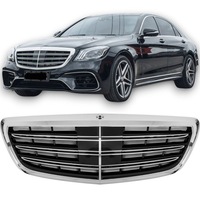 фото thumb №1, Решётка радиатора решётка радиатора mercedes s-klasa w222 amg 13-20 чёрный блеск хром