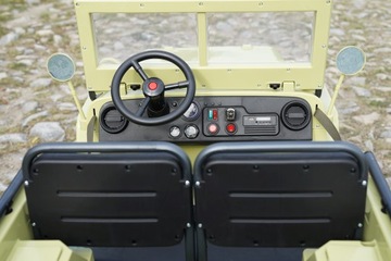 JEEP WILLYS 4X4 привод, аккумулятор 12В14Ач, колеса EVA