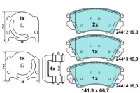 фото thumb №2, Ate тормозные колодки тормозные керамические przódz аксессуары chevrolet camaro