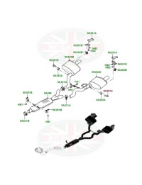 Кронштейн кронштейн трубы выпускной land rover range rover lr125205 Доставка, фото thumb