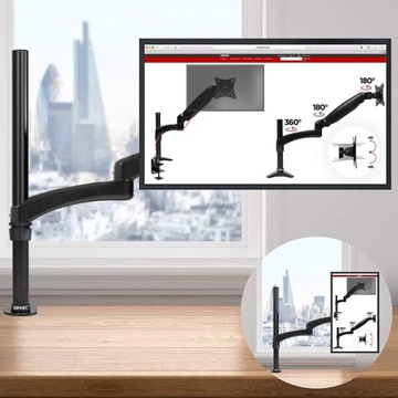 Duronic DM451X3 Настольный держатель для монитора 13 кг
