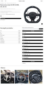 фото thumb №14, Модифікація кермо audi a3 8p a4 b8 a5 a6 c6 sline тюнінг custom карбон