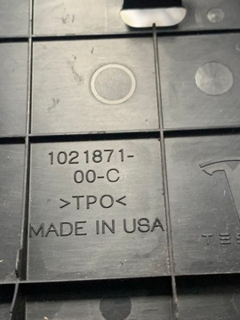 фото thumb №8, Tesla s прокладка pod номерні знаки eu 1021871-00-c