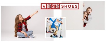 Детские КРОССОВКИ на липучке, туфли BIG STAR, бежевые, из ткани NN374119 32