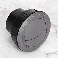 фото thumb №15, Вихід повітря дифузор fi 60mm замикається szary