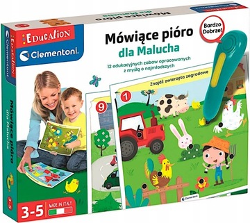 ГОВОРЯЩАЯ РУЧКА ДЛЯ МАЛЫШЕЙ, ЗАБАВНО ОБУЧАЮЩАЯСЯ CLEMENTONI