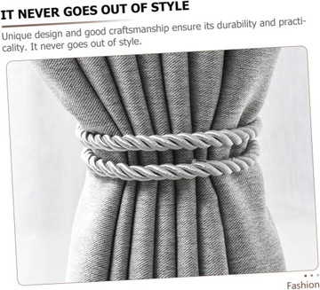 4 Oxford Cord Curtains Opaski do zasłon dekoracyjnych