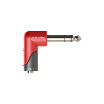 Roxtone RPAN245 redukcja jack 6,3 M - jack 3,5 F kąt