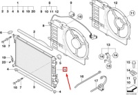 Mini cooper s r53 радиатор 7570822 17117570822 оригинальная в Украине, фото thumb