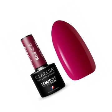 Лак Claresa Hybrid Nail 426 красный для ногтей