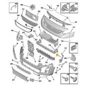 фото thumb №11, Кронштейн направляющая бампера toyota proace 2016- левый