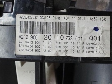 фото thumb №11, Mercedes cls w204 спідометр  прилади 2049002010 англієць