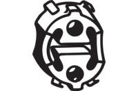 Кронштейн глушника bosal 255162 255-162 bosa bosal в Україні, фото thumb