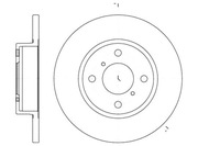 фото thumb №2, Комплект диск тормозных remsa 4700711 9193872 55