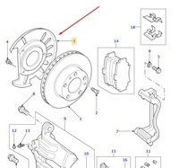 фото thumb №2, Захист przed rozpryskami land rover freelander оригінальний sec100341