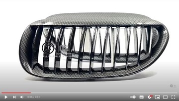 фото thumb №13, Решётка решётка радиатора решётки решётки радиатора bmw e64 2004-2010 карбон чёрный