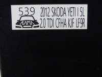 фото thumb №14, Двері праві зад задні праві задні skoda yeti i 5l 2009-2017r чорні lf9r