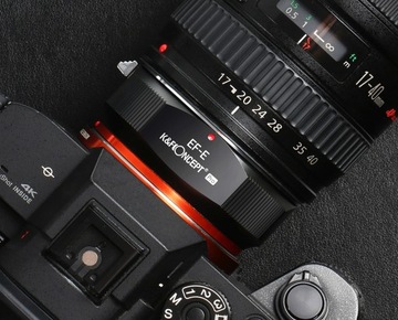 Adapter K&F PRO do SONY E NEX na Canon EF EF-S