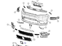 фото thumb №3, Рамка радара круиз-контроль dodge durango 68308794aa