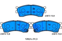 фото thumb №12, Ate 13.0460-5868.2 набор тормозных колодок тормозных, тормоза дисковые
