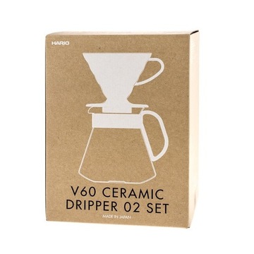 Hario V60-02 белый кофейный набор Drip Filter Server