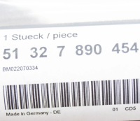 Купити Bmw 3 e46 передня частина правий outer ущільнювач 51327890454 7890454 oem, фото thumb