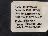 Bmw x5 замок бардачка панелі приладової панелі 2008 suv 4/5dr 9177780 07-08 Зі Шроту, фото thumb