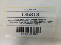 фото thumb №8, Генератор dacia доккер 231005933r 1.5 dci